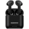 Auriculares bluetooth daewoo dw2020 con estuche de carga/ autonomía 5h/ negros