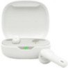 Auriculares bluetooth jbl wave flex 2 con estuche de carga/ autonomía 10h/ blancos