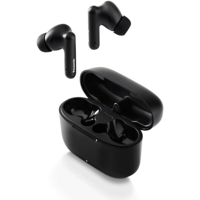 Auriculares bluetooth panasonic rz-b110w con estuche de carga/ autonomía 6h/ negros