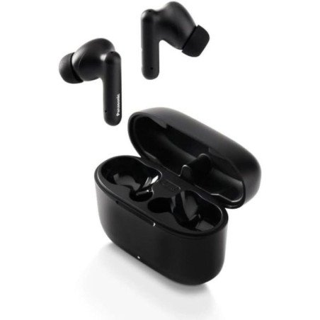 Auriculares bluetooth panasonic rz-b110w con estuche de carga/ autonomía 6h/ negros