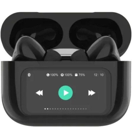 Auriculares bluetooth qubo tws-400bk con estuche de carga/ autonomía 4h/ negros