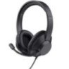 Auriculares trust ayda max/ con micrófono/ jack 3.5/ negros