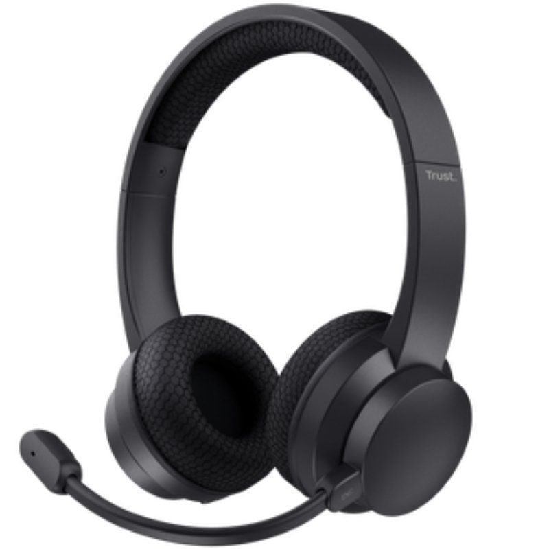 Auriculares inalámbricos trust ayda enc/ con micrófono/ negros