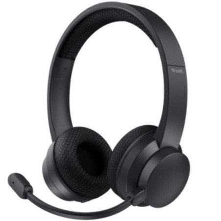 Auriculares inalámbricos trust ayda enc/ con micrófono/ negros