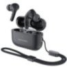 Auriculares bluetooth vention echo lite e11 plus con estuche de carga/ autonomía 6h/ negros