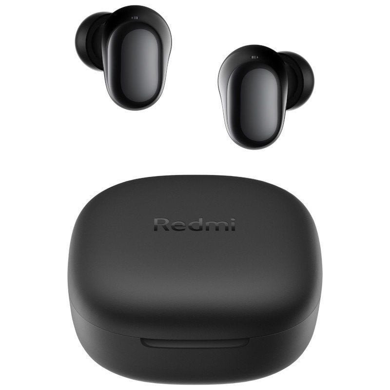 Auriculares bluetooth xiaomi redmi buds 6 play con estuche de carga/ autonomía 7h/ negros