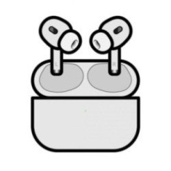 Auriculares bluetooth apple airpods pro 3nd/ usb-c/ estuche de carga magsafe