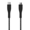 Cable usb 2.0 tipo-c aisens a107-0350/ usb tipo-c macho - microusb/ 480mbps/ 2m/ negro