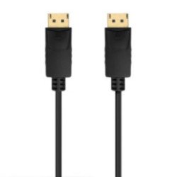 Cable displayport 1.2 ccs 4k aisens a124-0739/ displayport macho - displayport macho/ hasta 5w/ 2300mbps/ 1.5m/ negro