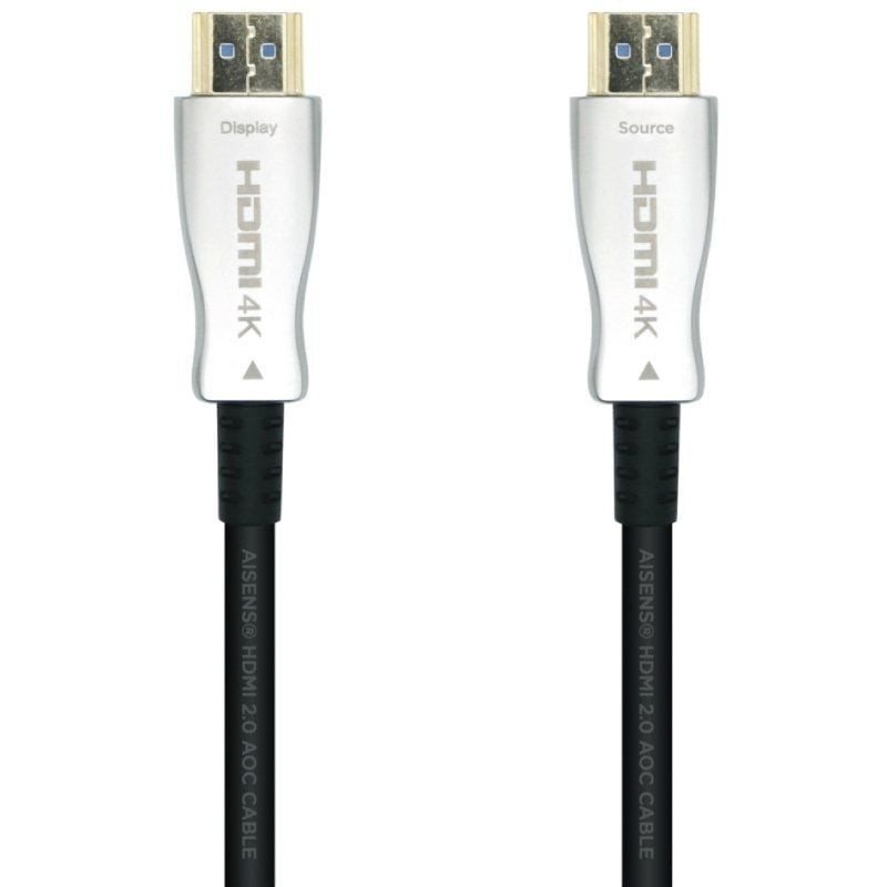 Cable hdmi 2.0 aoc 4k aisens a148-0379/ hdmi macho - hdmi macho/ 30m/ negro