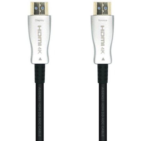 Cable hdmi 2.0 aoc 4k aisens a148-0379/ hdmi macho - hdmi macho/ 30m/ negro