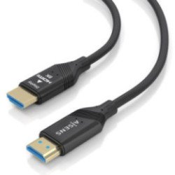 Cable hdmi 2.1 aoc 8k aisens a153-0934/ hdmi macho - hdmi macho/ 15m/ negro