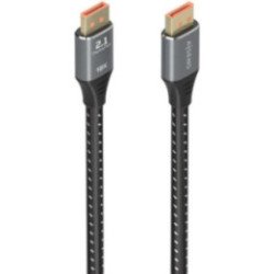 Cable displayport 2.1 16k aisens a158-0902/ displayport macho - displayport macho/ 80gbps/ 1.5m/ negro