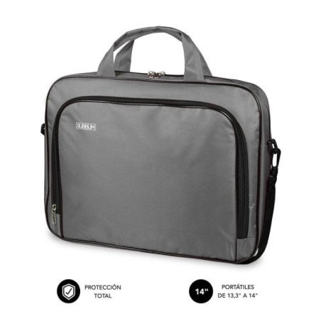 Maletín subblim oxford para portátiles hasta 14'/ gris