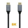 Cable displayport 1.4 8k aisens a149-0436/ displayport macho - displayport macho/ 1.5m/ negro gris