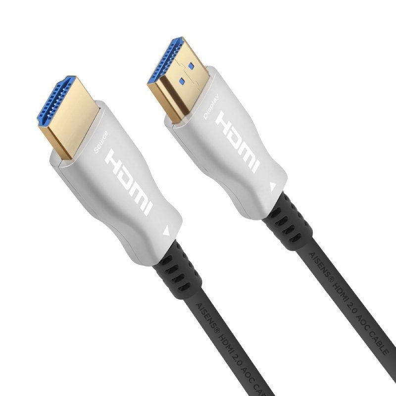 Cable hdmi 2.0 aoc 4k aisens a148-0377/ hdmi macho - hdmi macho/ 15m/ negro