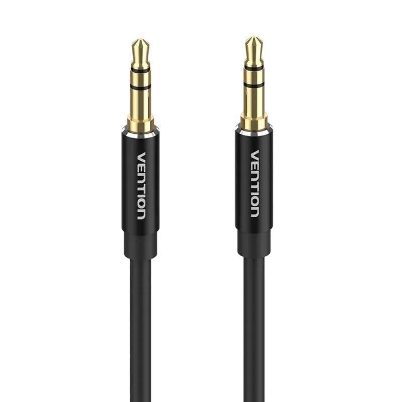Cable estéreo vention baxbd/ jack 3.5 macho - jack 3.5 macho/ 50cm/ negro