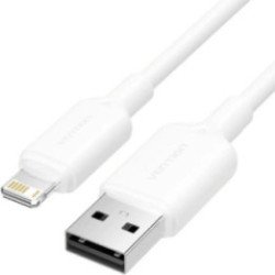 Cable usb 2.0 lightning vention lamwh/ usb macho - lightning macho/ 480mbps/ 2m/ blanco