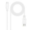 Cable usb 2.0 nanocable 10.01.2102-w/ usb tipo-c macho - usb macho/ 480mbps/ 2m/ blanco