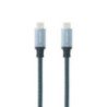 Cable usb 3.1 tipo-c nanocable 10.01.4102-comb/ usb tipo-c macho - usb tipo-c macho/ hasta 100w/ 10gbps/ 2m/ gris y negro