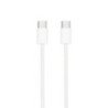 Cable usb 2.0 tipo-c nanocable 10.01.6001-co/ usb tipo-c macho - usb tipo-c macho/ hasta 60w/ 480mbps/ 1m/ blanco