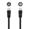Cable de antena tv nanocable 10.26.0202/ 3c-2v macho - 3c-2v hembra