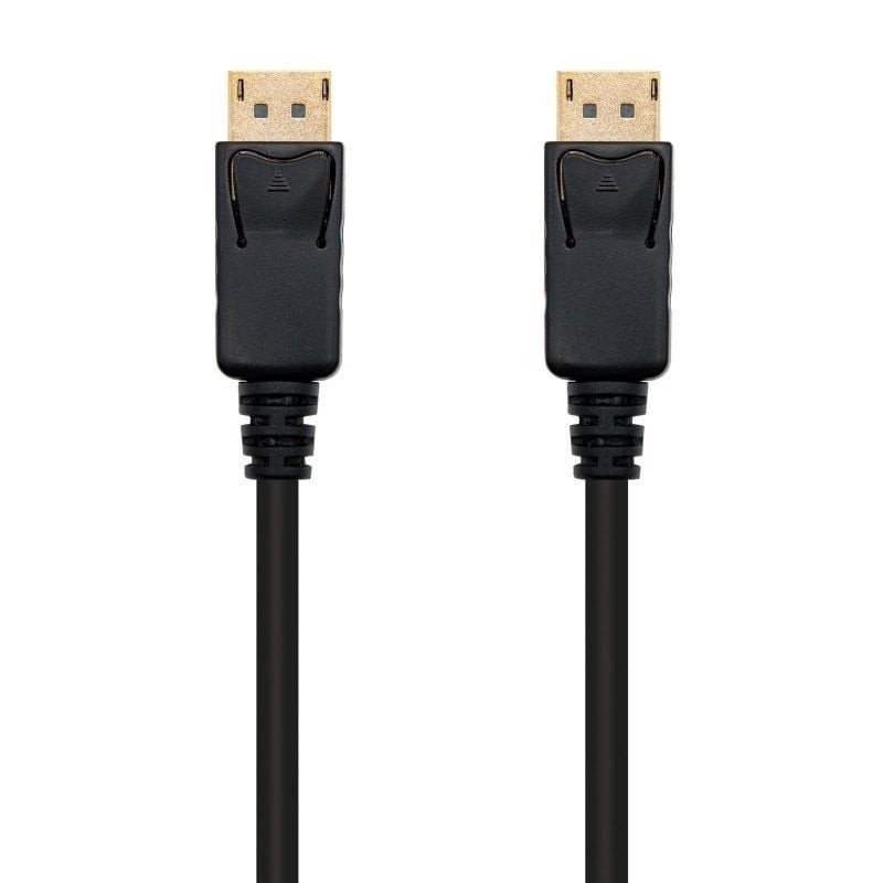 Cable displayport 1.2 4k nanocable 10.15.2300/ displayport macho - displayport macho/ 50cm/ negro