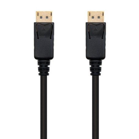 Cable displayport 1.2 4k nanocable 10.15.2300/ displayport macho - displayport macho/ 50cm/ negro