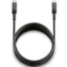 Cable usb 2.0 tipo-c ngs knot/ usb tipo-c macho - usb tipo-c macho/ hasta 100w/ 480mbps/ 3m/ negro