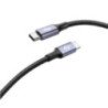Cable usb 2.0 tipo-c subblim plus/ usb tipo-c macho - usb tipo-c macho/ hasta 100w/ 480mbps/ 2m/ negro