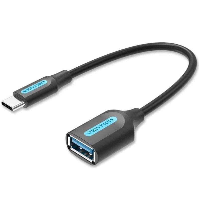 Adaptador usb 3.1 tipo-c vention ccvbb/ usb tipo-c macho - usb hembra