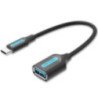 Adaptador usb 3.1 tipo-c vention ccvbb/ usb tipo-c macho - usb hembra