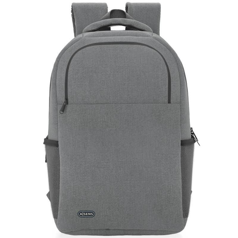 Mochila aisens premium asbg-bp083-gr para portátiles hasta 15.6'/ gris