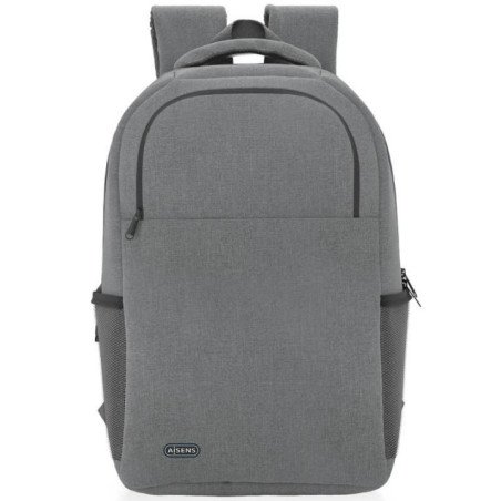 Mochila aisens premium asbg-bp083-gr para portátiles hasta 15.6'/ gris