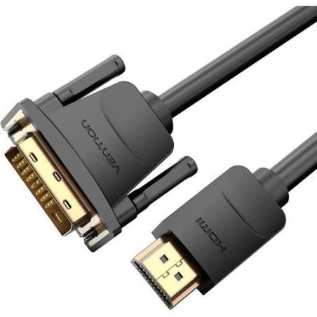 Cable conversor vention abfbg/ dvi-d macho - hdmi macho/ 1.5m/ negro
