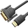 Cable conversor vention abfbi/ dvi macho - hdmi macho/ 3m/ negro