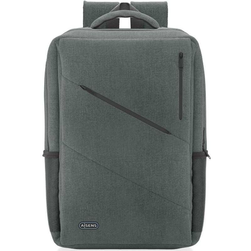 Mochila aisens urbana y de oficina asbg-bp085-gr para portátiles hasta 15.6'/ gris