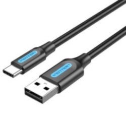 Cable usb 2.0 tipo-c vention cokbi/ usb macho - usb tipo-c macho/ 480mbps/ 3m/ gris