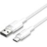 Cable usb 2.0 tipo-c vention ctnwh/ usb tipo-c macho - usb macho/ hasta 60w/ 480mbps/ 2m/ blanco