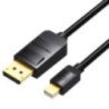 Cable displayport vention haabg/ mini displayport macho - displayport macho/ 1.5m/ negro