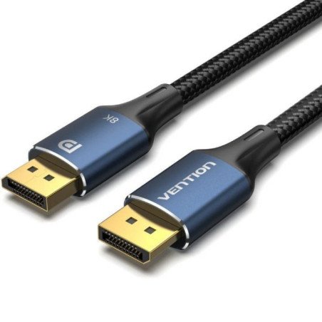Cable displayport 1.4 8k vention hcelh/ displayport macho - displayport macho/ 2m/ azul
