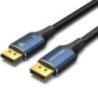 Cable displayport 1.4 8k vention hcelj/ displayport macho - displayport macho/ 5m/ azul