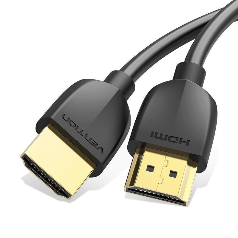 Cable hdmi 2.0 4k portatil vention aaibh/ hdmi macho - hdmi macho/ 2m/ negro