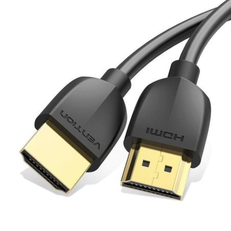 Cable hdmi 2.0 4k portatil vention aaibh/ hdmi macho - hdmi macho/ 2m/ negro
