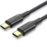 Cable usb 2.0 tipo-c 3a vention taubi/ usb tipo-c macho - usb tipo-c macho/ 480mbps/ 3m/ negro
