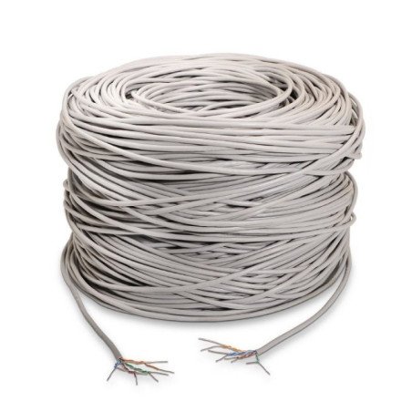 Bobina de cable rj45 utp aisens a133-0209 cat.5e/ 305m/ gris
