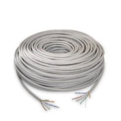 Bobina de cable rj45 utp aisens a135-0261 cat.6/ 100m/ gris