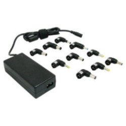 Cargador de portátil leotec/ 70w/ automático/ 10 conectores/ voltaje 15-20v