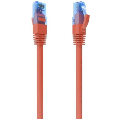 Cable de red rj45 awg26 cca utp aisens a135-0786 cat.6/ 30cm/ rojo