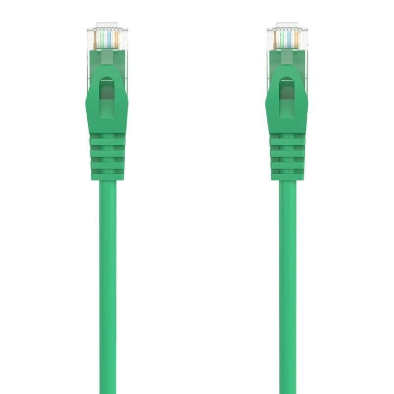 Cable de red rj45 awg24 utp aisens a145-0579 cat.6a/ lszh/ 50cm/ verde